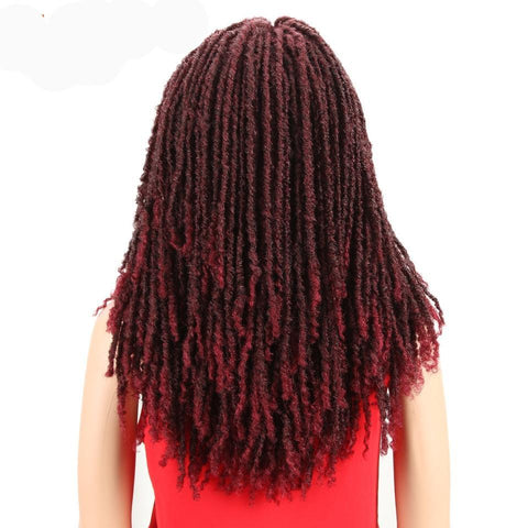 Image of Glamorous Hair 22 Inch Synthetic Crochet Braided Faux Dread Locs Long Wig-FrenzyAfricanFashion.com