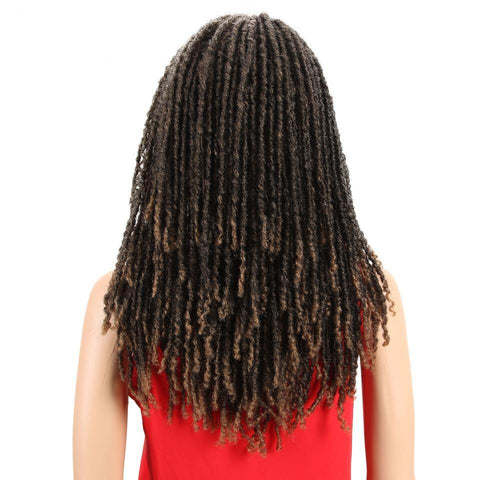 Image of Glamorous Hair 22 Inch Synthetic Crochet Braided Faux Dread Locs Long Wig-FrenzyAfricanFashion.com