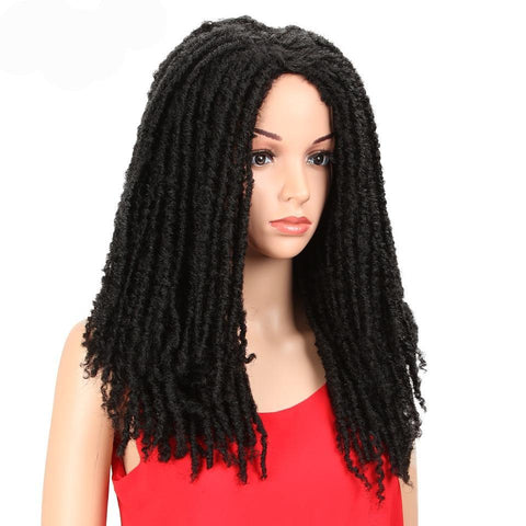 Image of Glamorous Hair 22 Inch Synthetic Crochet Braided Faux Dread Locs Long Wig-FrenzyAfricanFashion.com