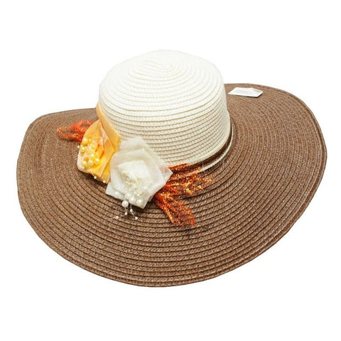 Image of WHOLESALE SUMMER HATS ROSE DESIGNS A012-FrenzyAfricanFashion.com