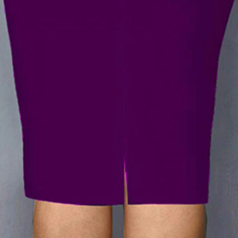 Image of Women Geometric Print Bodycon Dress with layered Sleeves-FrenzyAfricanFashion.com