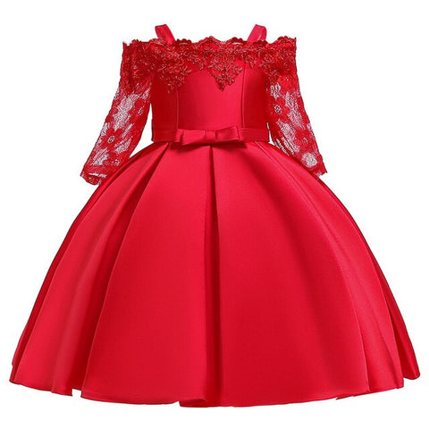 Image of Dress Kids Clothes Children Elegant Birthday Princess-FrenzyAfricanFashion.com