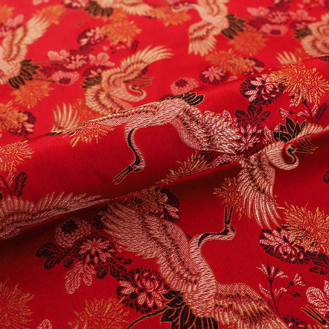 Image of Vintage brocade jacquard sewing garment fabrics designer for patchwork cheongsam and kimono seams-FrenzyAfricanFashion.com