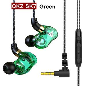 Original QKZ AK6 Copper Driver HiFi Wired Earphone Sport Running  Headphones Bass Stereo Headset Music Earbuds fone de ouvido