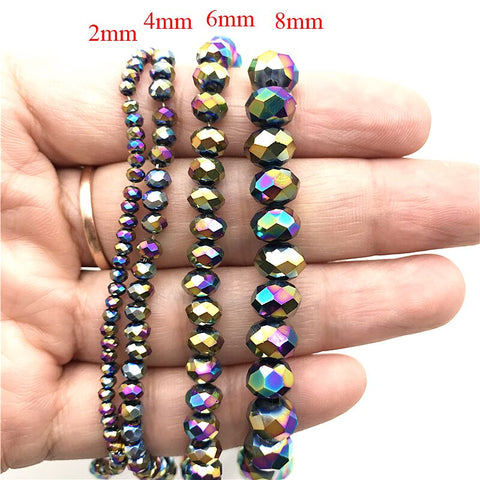 Image of Crystal Glass Beads Jewelry Necklace Making DIY-FrenzyAfricanFashion.com