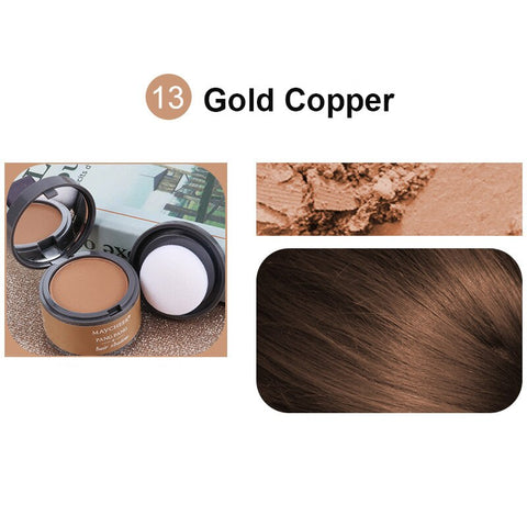 Image of Hair Fluffy Powder Instantly Black Root Cover Up Natural Instant Hairline Shadow Powder Hair Concealer Coverage-FrenzyAfricanFashion.com