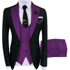 Slim Fit Blazers Wedding( Jacket + Vest + Pants )