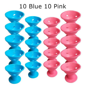 Soft Rubber Silicone Hair Curler Twist Rollers Curler No Heat Styling DIY Tool