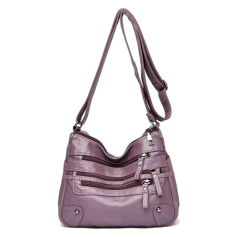 Image of High Quality Women&#39;s Soft Leather Shoulder Bags Multi-Layer Classic Crossbody Bag Luxury Designer Handbag and Purse-FrenzyAfricanFashion.com