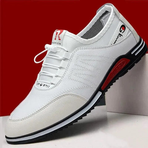 Image of Men's Leather Shoes Breathable Sports-FrenzyAfricanFashion.com