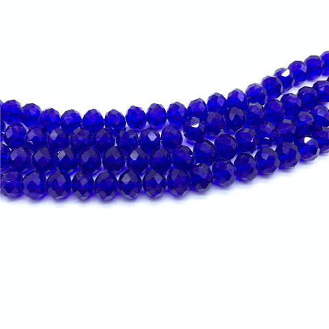 Image of Wholesale 4x6mm/50pcs Crystal Rondel Faceted Crystal Glass Beads Loose Spacer Round Beads for Jewelry Making Jewelry Diy-FrenzyAfricanFashion.com