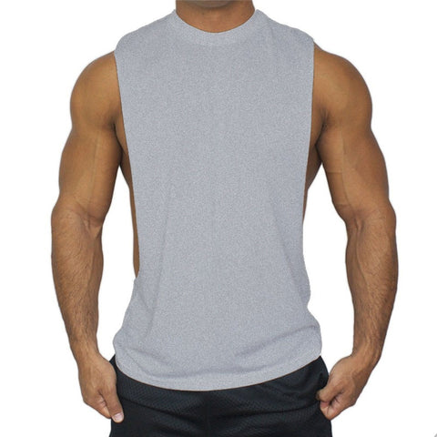 Image of Basic Men's Sports Workout Sleeveless T-shirt Vest-FrenzyAfricanFashion.com
