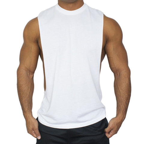 Image of Basic Men's Sports Workout Sleeveless T-shirt Vest-FrenzyAfricanFashion.com