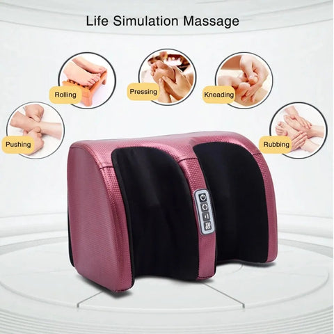Image of Electric Foot Massager Heating Shiatsu Kneading Relaxation Pain Relief Foot Spa Machines-FrenzyAfricanFashion.com