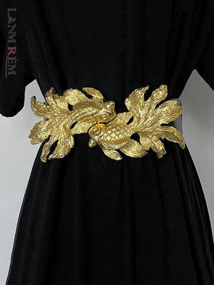 Women PU Metal Buckle Belts Adjustable-FrenzyAfricanFashion.com