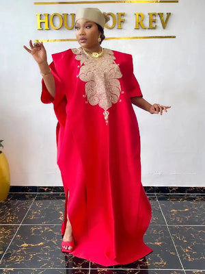 African Bubu Dress Women Party Dresses Traditional Muslim Kaftan Robe