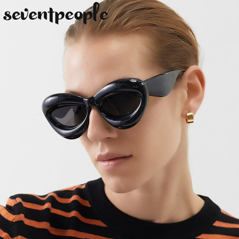 Image of Cat Eye Sunglasses Women Sexy Lip-Shaped Sun Glasses-FrenzyAfricanFashion.com