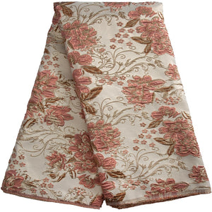 5 Yards Brocade Jacquard Lace Fabric