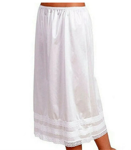 Image of Womens Lace Underskirt Petticoat Under Dress Long Skirt-FrenzyAfricanFashion.com