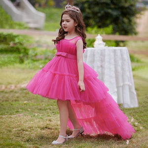 Girls Dresses Birthday Party Formal Evening Gown Princess Children Clothing-FrenzyAfricanFashion.com