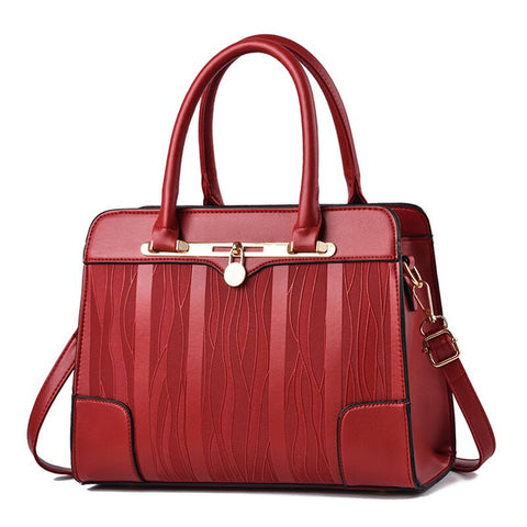 Image of Leather Handbags Women Tote Famous Brand Shoulder Bag-FrenzyAfricanFashion.com