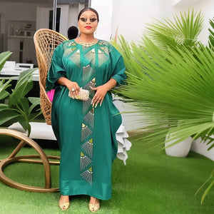 African Dresses for Women Traditional Africa Clothes Dashiki Ankara Outfits Gown Abaya Turkey Wedding Party Long Maxi Dress 2024-FrenzyAfricanFashion.com