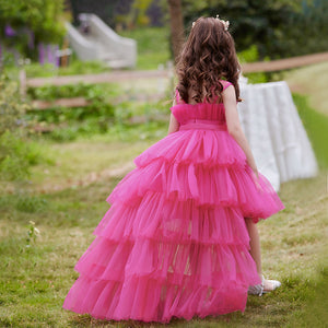 Girls Dresses Birthday Party Formal Evening Gown Princess Children Clothing