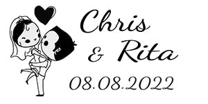 Custom Transparent Labels, Wedding Labels