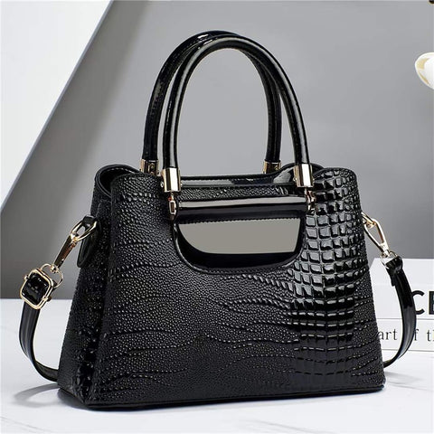 Image of Fashion Shoulder Bag For Women PU Leather Handbag Adjustable Shoulder Strap Large Capacity Tote Messenger Bag-FrenzyAfricanFashion.com
