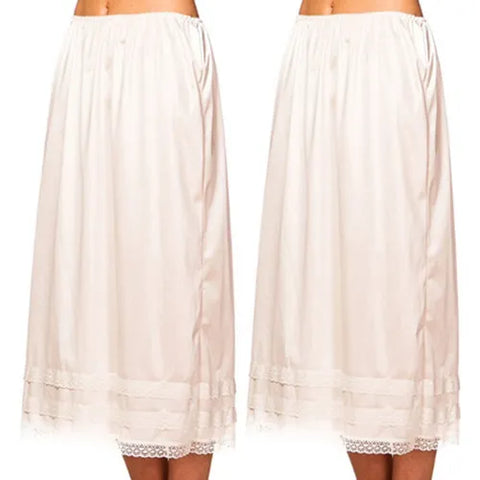 Image of Womens Lace Underskirt Petticoat Under Dress Long Skirt-FrenzyAfricanFashion.com