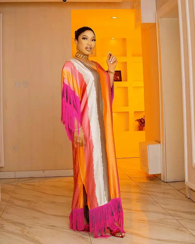 Image of African Fashion Caftan Maxi Dresses for Women-FrenzyAfricanFashion.com