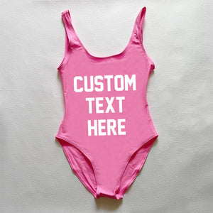 CUSTOM New One Piece Swimsuit Bikini Plus Size