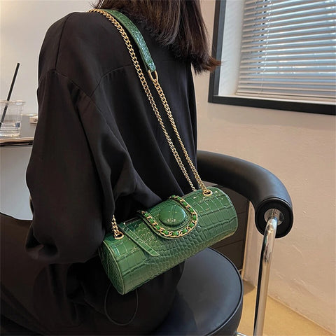 Image of PU Leather Bags Women Luxury Designer Handbags Shoulder Crossbody-FrenzyAfricanFashion.com