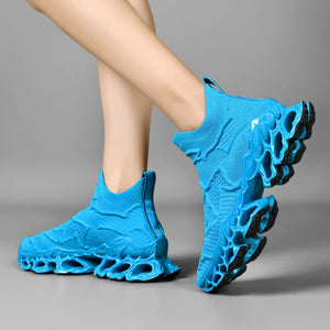 Fashion Breathable Walking Mesh Flat Shoes Sneakers Women 2024 Gym Vulcanized Shoes White Female Footwear-FrenzyAfricanFashion.com