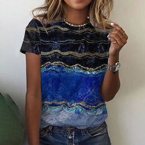 T-shirt O Neck Leopard Print Short Sleeve Clothing Streetwear Hip-Hop Top Vintage Sexy Pullover T Shirt Girls