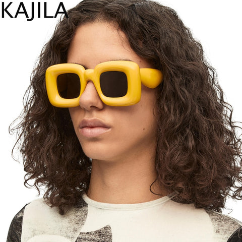 Image of Oversized Square Sunglasses Women Big Frame Rectangle Ladies Shades Eyewear-FrenzyAfricanFashion.com