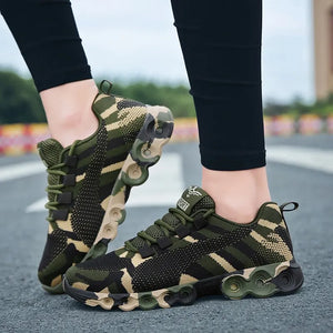 Couples Sneakers Women Sports Breathable Vulcanize Shoes Non-slip Rubber Sole Outdoor Sports Shoes Men Trainers