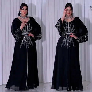Abaya Women Party Dresses Ramadan Morocco Kaftan Dubai