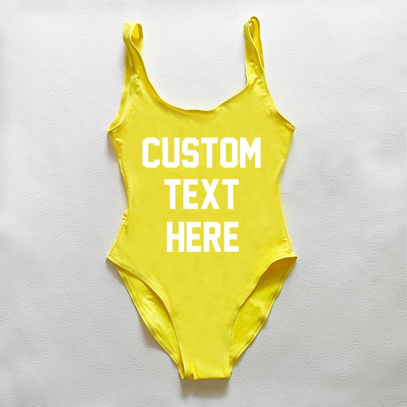 CUSTOM New One Piece Swimsuit Bikini Plus Size-FrenzyAfricanFashion.com
