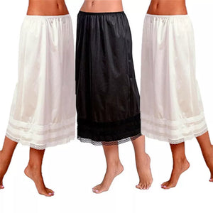 Womens Lace Underskirt Petticoat Under Dress Long Skirt-FrenzyAfricanFashion.com
