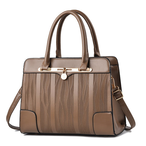 Image of Leather Handbags Women Tote Famous Brand Shoulder Bag-FrenzyAfricanFashion.com