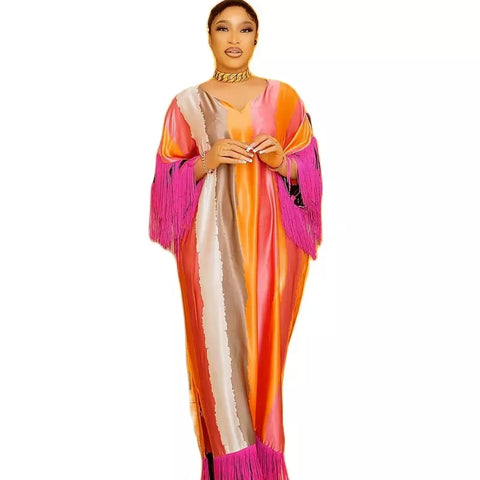 Image of African Fashion Caftan Maxi Dresses for Women-FrenzyAfricanFashion.com