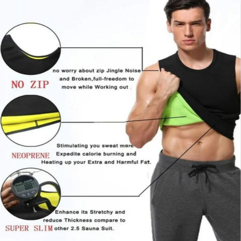 Image of Belly Reducing Shapewear Fat Burning Vest-FrenzyAfricanFashion.com