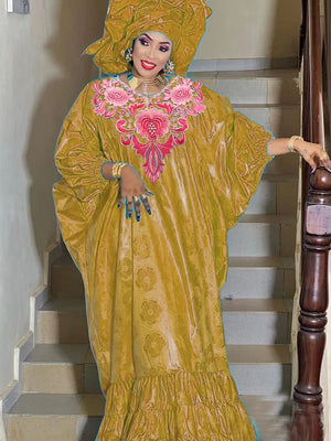 Bazin Riche Dress Prom Party Boubou Gown