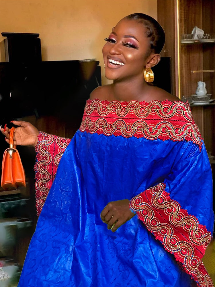Women Traditional African Evening Dress-FrenzyAfricanFashion.com