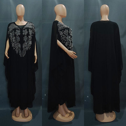 Image of Women Dashiki Robe Evening Long Dress Abaya-FrenzyAfricanFashion.com