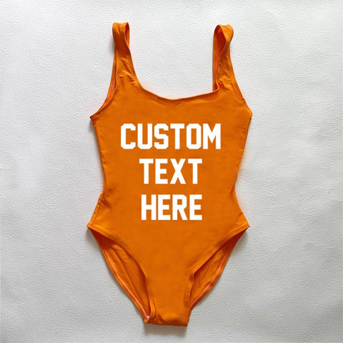 Image of CUSTOM New One Piece Swimsuit Bikini Plus Size-FrenzyAfricanFashion.com