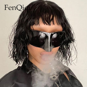 Oversized Eagle Punk Sunglasses Women Men Goggle Sun Glasses UV400 Sport Vintage Eyewear Shades