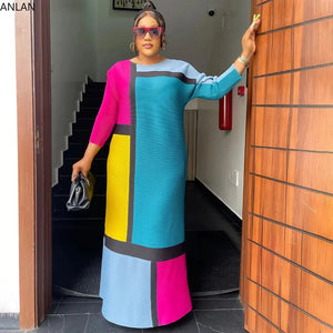 Abaya Long Maxi Women Dashiki African Dress For Ladies-FrenzyAfricanFashion.com