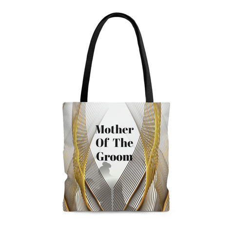 Image of Mother Of The Groom Gift Bag | White Tote | Practical Wedding Gift | Bridal Shower Gifts-FrenzyAfricanFashion.com